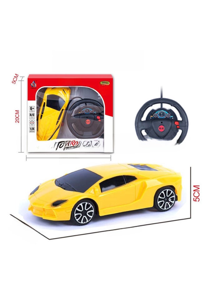 Generic - Remote Control Car Children's Gift Toy Car Two-way Four-way Boy Remote Control Sports Car Racing Stall Generation-Color:2-way Small Remote Control-Daniel Red (free Shipping) - Image 1