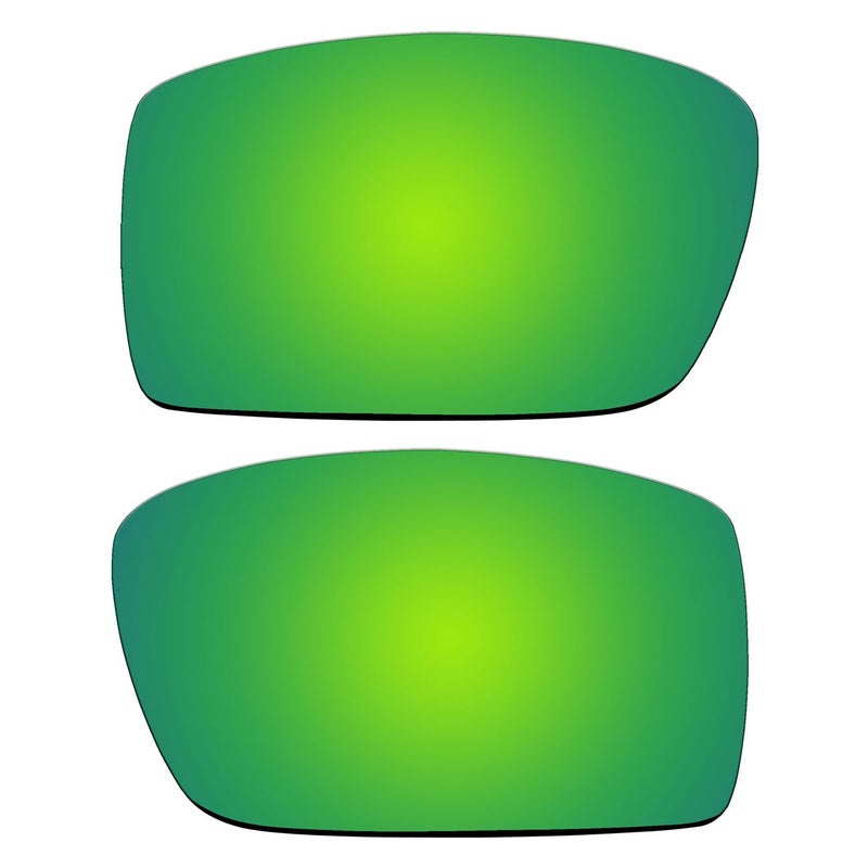 ACOMPATIBLE Replacement Polarized Lenses for Oakley Gascan Sunglasses (Emerald Green Mirror) - Image 5