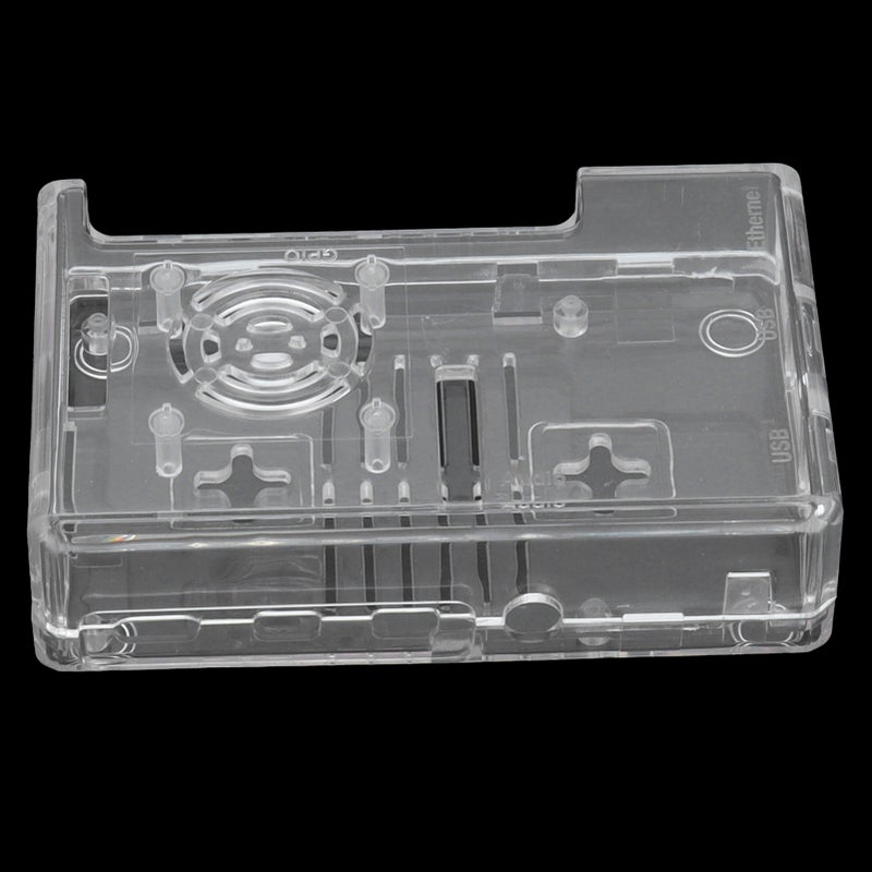 Enclosure for Raspberry Pi 4 Model B ABS Case Microcomputer Cooling Shell with Non Slip Mat - Image 2