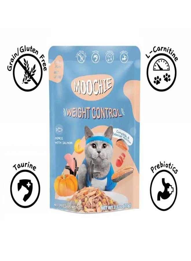 Pets Empire Moochie Tasty Wet Cat Food (85 g x 24 Pouches) Grain Free Cats Gravy Meal, Weight Control No Artificial Flavours Kitten Food, Non-Vegetarian Cat Foods Pouch for Adults & Kittens - Image 2
