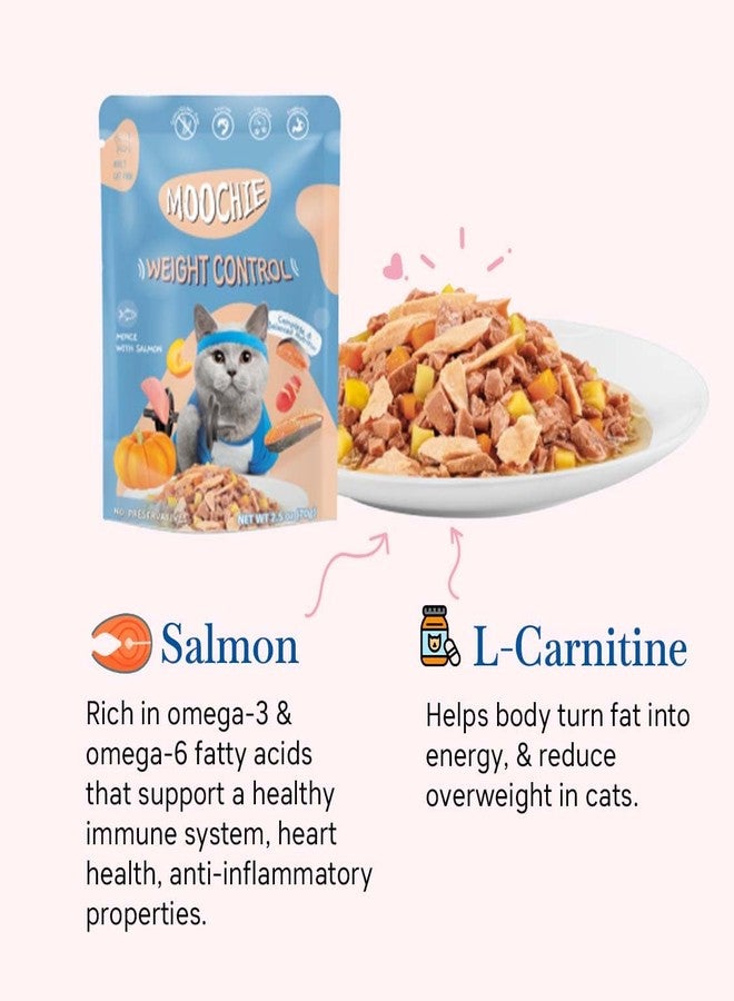 Pets Empire Moochie Tasty Wet Cat Food (85 g x 24 Pouches) Grain Free Cats Gravy Meal, Weight Control No Artificial Flavours Kitten Food, Non-Vegetarian Cat Foods Pouch for Adults & Kittens - Image 4