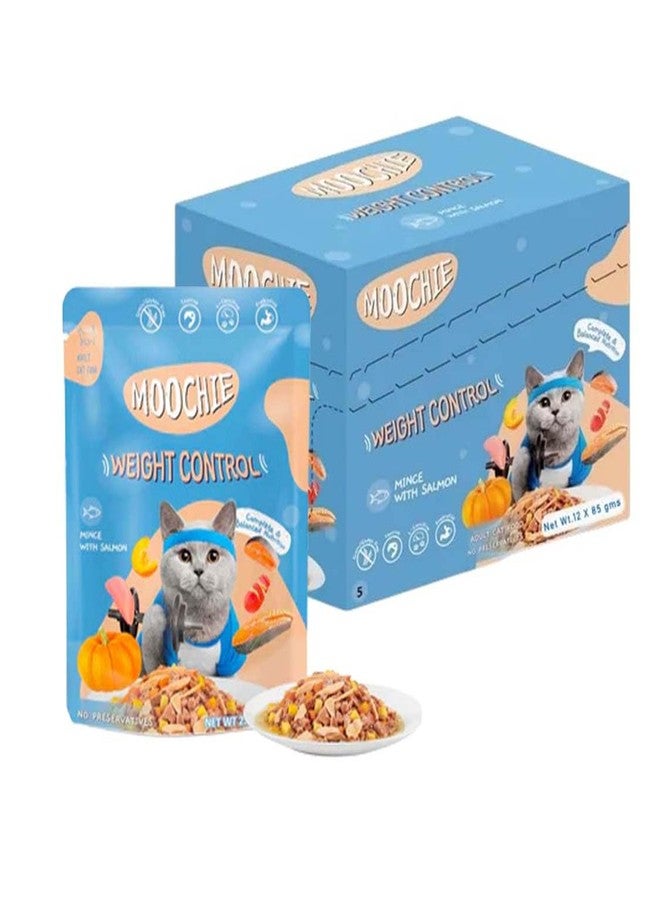 Pets Empire Moochie Tasty Wet Cat Food (85 g x 24 Pouches) Grain Free Cats Gravy Meal, Weight Control No Artificial Flavours Kitten Food, Non-Vegetarian Cat Foods Pouch for Adults & Kittens