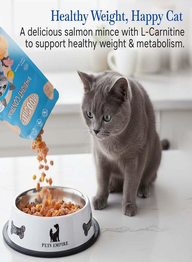 Pets Empire Moochie Tasty Wet Cat Food (85 g x 24 Pouches) Grain Free Cats Gravy Meal, Weight Control No Artificial Flavours Kitten Food, Non-Vegetarian Cat Foods Pouch for Adults & Kittens - Image 3