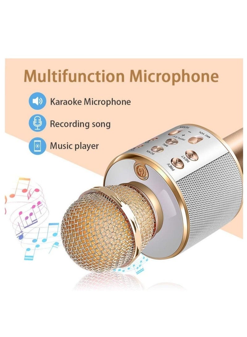 ELTRAZONE Wireless Bluetooth Karaoke Microphone Machine,Portable Handheld Karaoke Bluetooth Handheld Karaoke Speaker Player Machine for Kids Adults Home KTV Party for Android/Iphone/Ipad/Pc Girl Boy - Image 4