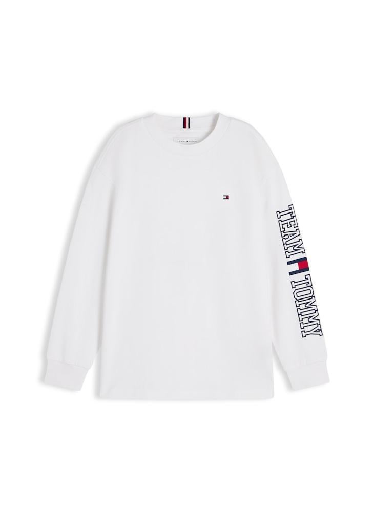 TOMMY HILFIGER Logo Long Sleeve T-Shirt - Image 2