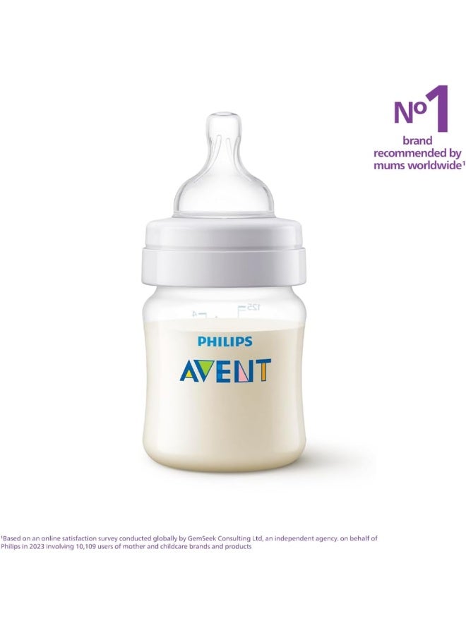 Philips زجاجة حليب مضادة للمغص من فيليبس-أفنت، 125 ملx1 Scf81061 - Image 2