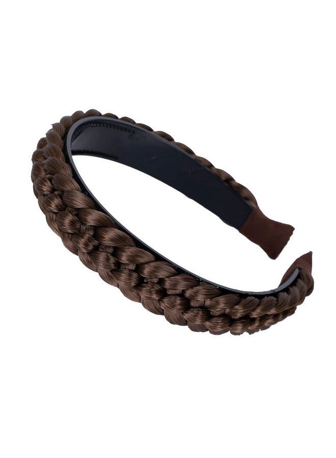 CAISHA Headband Ponytail Braided Hair Piece Hair Band Hair Accessories Light Brown Hr8  - Image 1