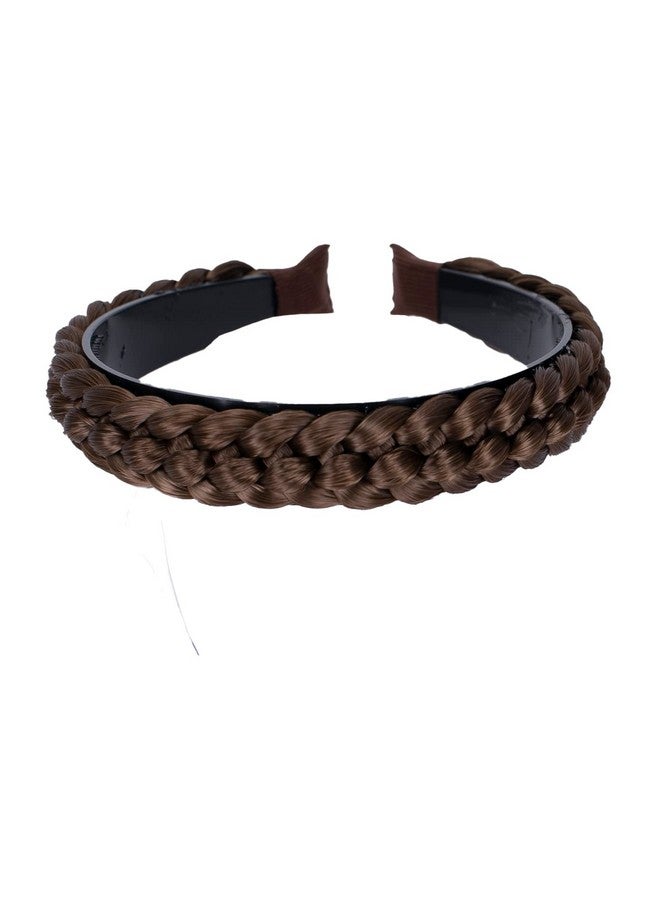 CAISHA Headband Ponytail Braided Hair Piece Hair Band Hair Accessories Light Brown Hr8  - Image 2