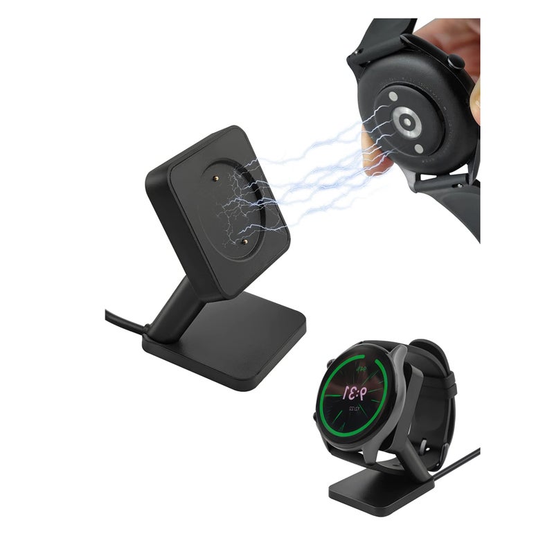 Barakah Replacement Charger Stand, Compatible with Amazfit GTR 3, GTR 3 Pro, GTS 3 Smart Watch,Charging Dock with USB Charger Cable Fit for Amazfit GTR 3 Watch - Image 1