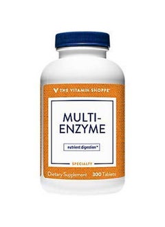Multi Enzyme Helps Support The Digestion & Absorption Of Protein Carbs & Fat (300 Tablets)