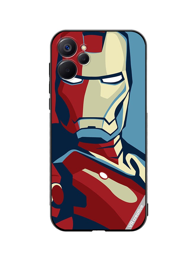 VR CREATIVE Protective Case Cover For Realme 9i 5G Iron Man Red And Blue Design Multicolour - Image 1