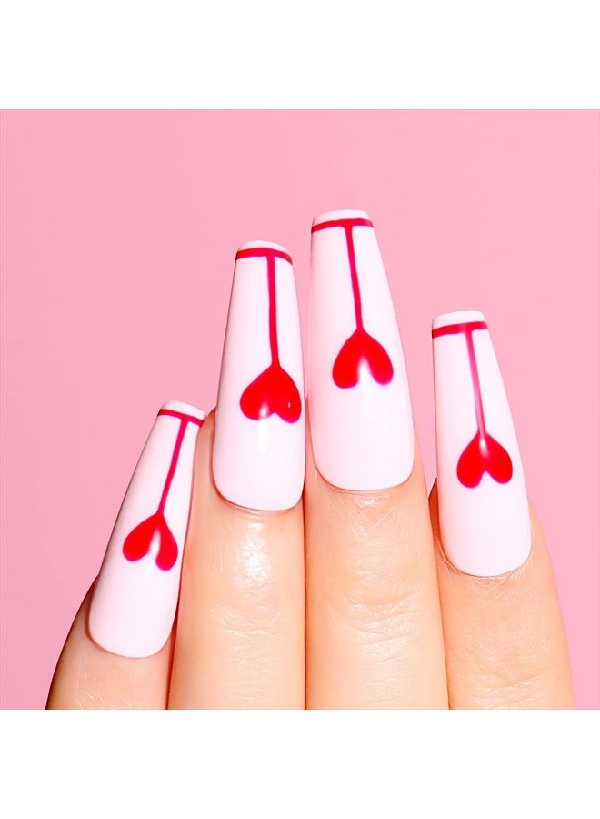 AIMEILI Soak Off Nude Pink Gel Nail Polish Set, All Seasons Pink Nail Polish Gel Color Set for Women Girls Valentines Mother's Day Gift Of 6pcs X 10ml - Kit Set 31 - Image 4