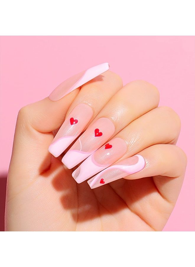 AIMEILI Soak Off Nude Pink Gel Nail Polish Set, All Seasons Pink Nail Polish Gel Color Set for Women Girls Valentines Mother's Day Gift Of 6pcs X 10ml - Kit Set 31 - Image 3