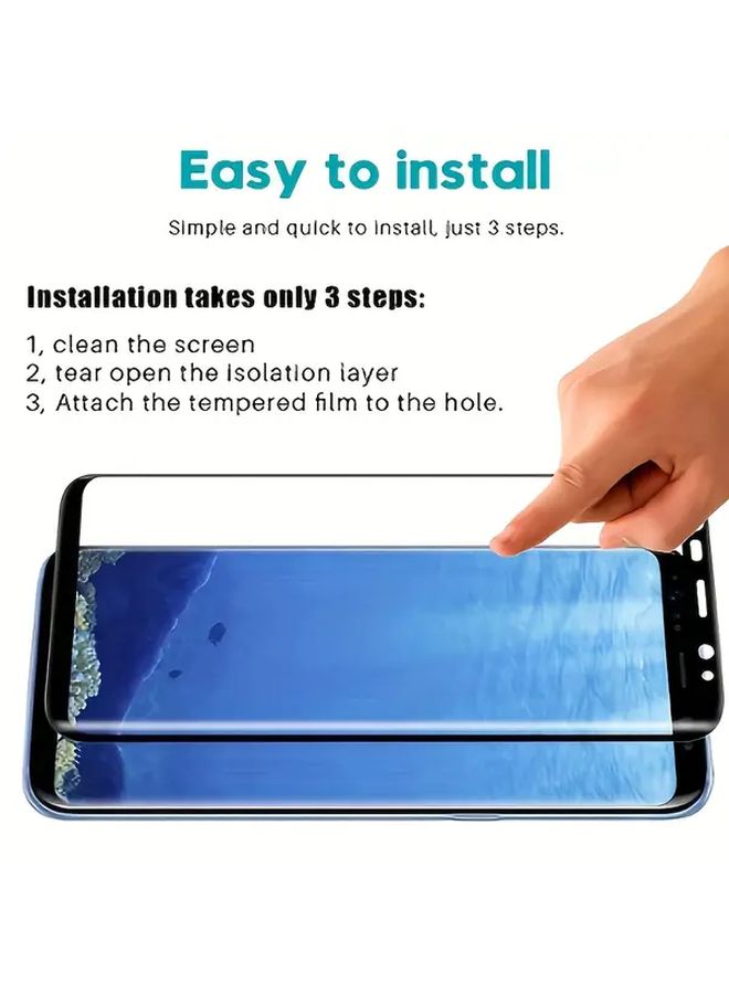 Transparent Tempered Glass Film For Galaxy Note 9 Screen Protector - Image 3