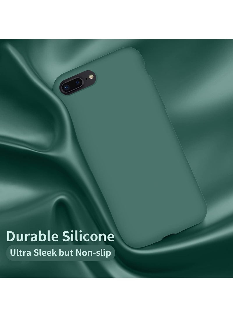 DUSALA iPhone 7 Plus Case, iPhone 8 Plus Case,  Liquid Silicone Phone Case for iPhone 7 Plus / 8 Plus 5.5 Inch, Colorful Silky-Soft Protective Cover (Green) - Image 3