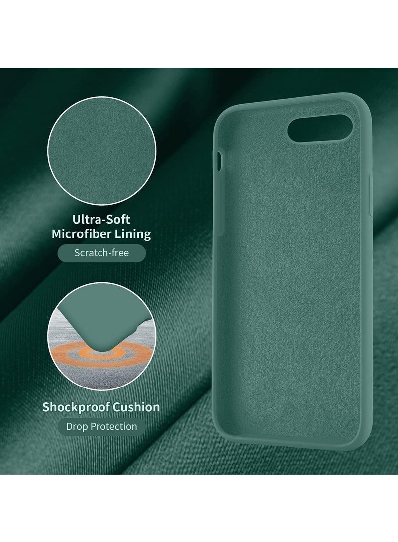 DUSALA iPhone 7 Plus Case, iPhone 8 Plus Case,  Liquid Silicone Phone Case for iPhone 7 Plus / 8 Plus 5.5 Inch, Colorful Silky-Soft Protective Cover (Green) - Image 5