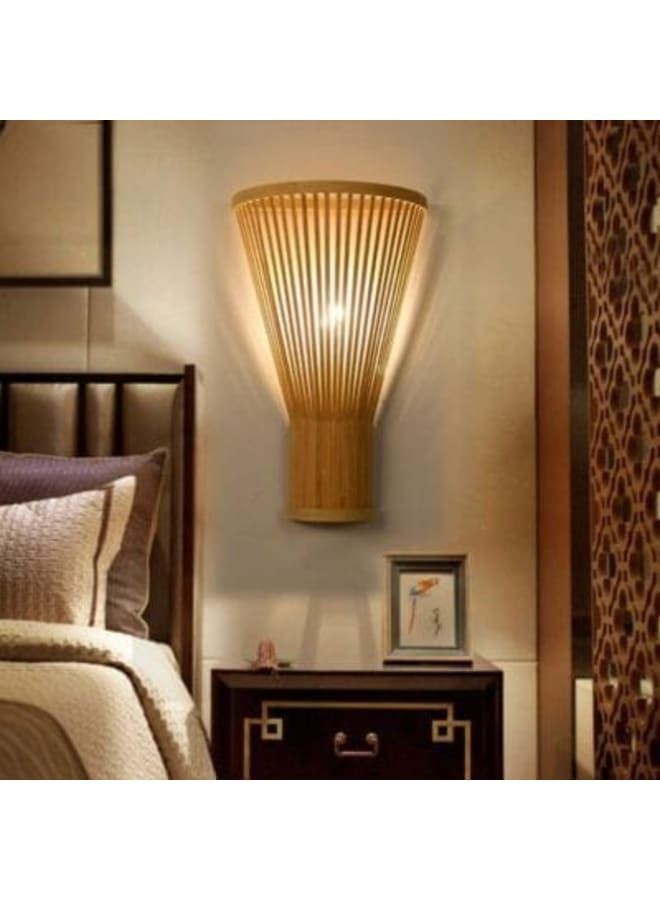 وهج  شمعدان حائط مخطط من الخيزران - تصميم عصري  - Image 3