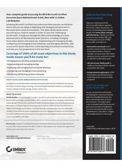 MCA Microsoft Certified Associate Azure Administrator Study Guide with Online Labs: Exam AZ-104  - Image 3