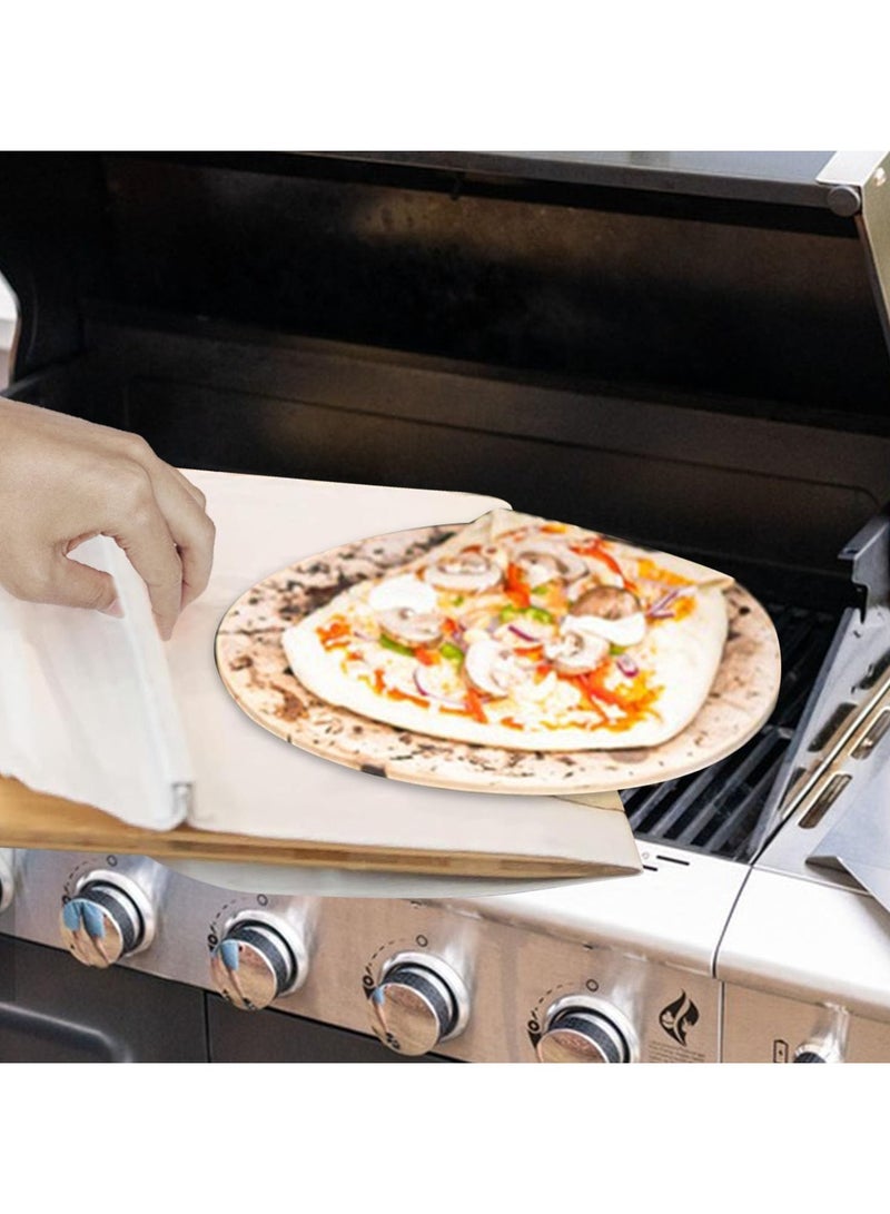 Sliding Pizza Peel, Pala Pizza Scorrevole Transfer Pizza to the Ovens Perfectly, Slide Pizza shovel with Handle | Non-Stick | Dishwasher Safe | for Family Pizza Oven Baking Pizza, Bread & Pastry  - Image 2