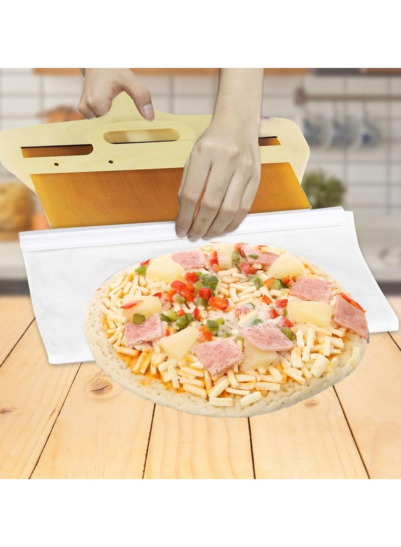 Sliding Pizza Peel, Pala Pizza Scorrevole Transfer Pizza to the Ovens Perfectly, Slide Pizza shovel with Handle | Non-Stick | Dishwasher Safe | for Family Pizza Oven Baking Pizza, Bread & Pastry  - Image 5