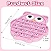 DEARIDAP Fidget Toys for Kids Owl Shaped Silicone Squeeze Sensory Toys Alphabet Bubble Stress Anxiety Relief Relax Tools for Kids Adults School Classroom Gift Party Favors Pink - Image 4