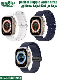 Apple Watch Band Strap For Apple Watch Ultra 2/Ultra 49mm, Series 10 46mm, 9/8/7 45mm, SE2/SE/6/5/4 44mm, 3/2/1 42mm