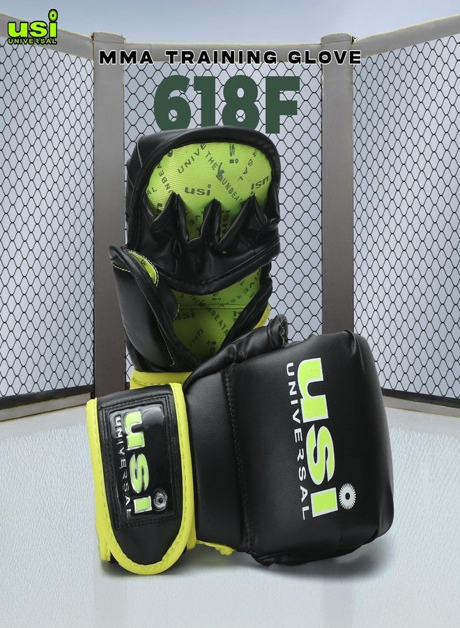 USI UNIVERSAL 618F Strike Boxing Training MMA Gloves for Men & Women, Thick Pu, Shock Absorber Padding, Hook & Loop Closure (Size S/M) - Image 3