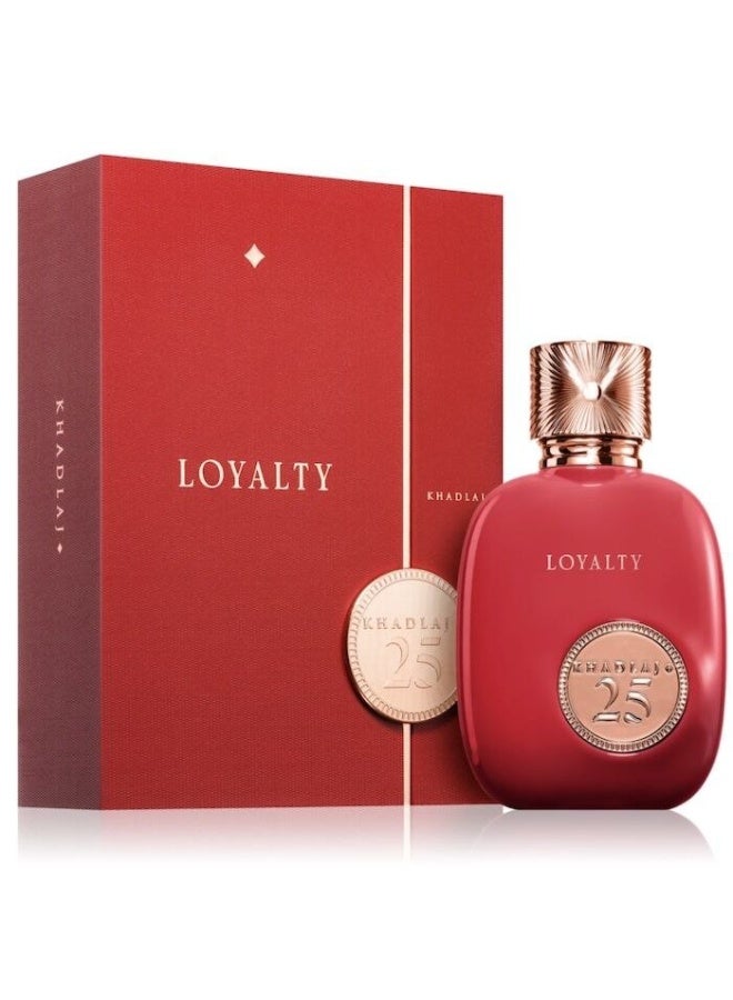 خدلج عطر 25 لويالتي للنساء أو دي بارفان 100 مل من خدلج – عطر زهري فاكهي بالكرز والياسمين - Image 1