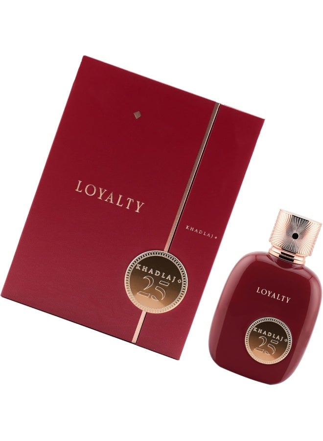 خدلج عطر 25 لويالتي للنساء أو دي بارفان 100 مل من خدلج – عطر زهري فاكهي بالكرز والياسمين - Image 3