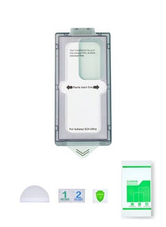 Fazza [Samsung Galaxy S24 Ultra] Screen Protector 9H Full Coverage Screen Tempered Glass HD no Bubble Protective Case Screen protector with Dust Proof Screen Protector Kit, Aasy to Install  - Image 1