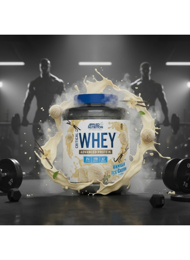 Applied Nutrition Critical Whey Advanced Protein Vanilla Ice Cream Flavor  2 kg - Image 2