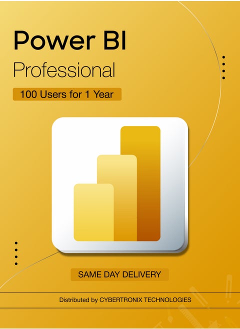 Power BI Professional 100 User for 1 Year | Digital License | Instant Delivery
