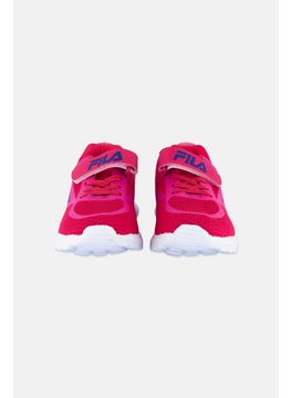 FILA Kids Girl Ps Paris Velcro Closure Outdoor Shoes, Dark Pink  - Image 2