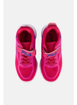 FILA Kids Girl Ps Paris Velcro Closure Outdoor Shoes, Dark Pink  - Image 3