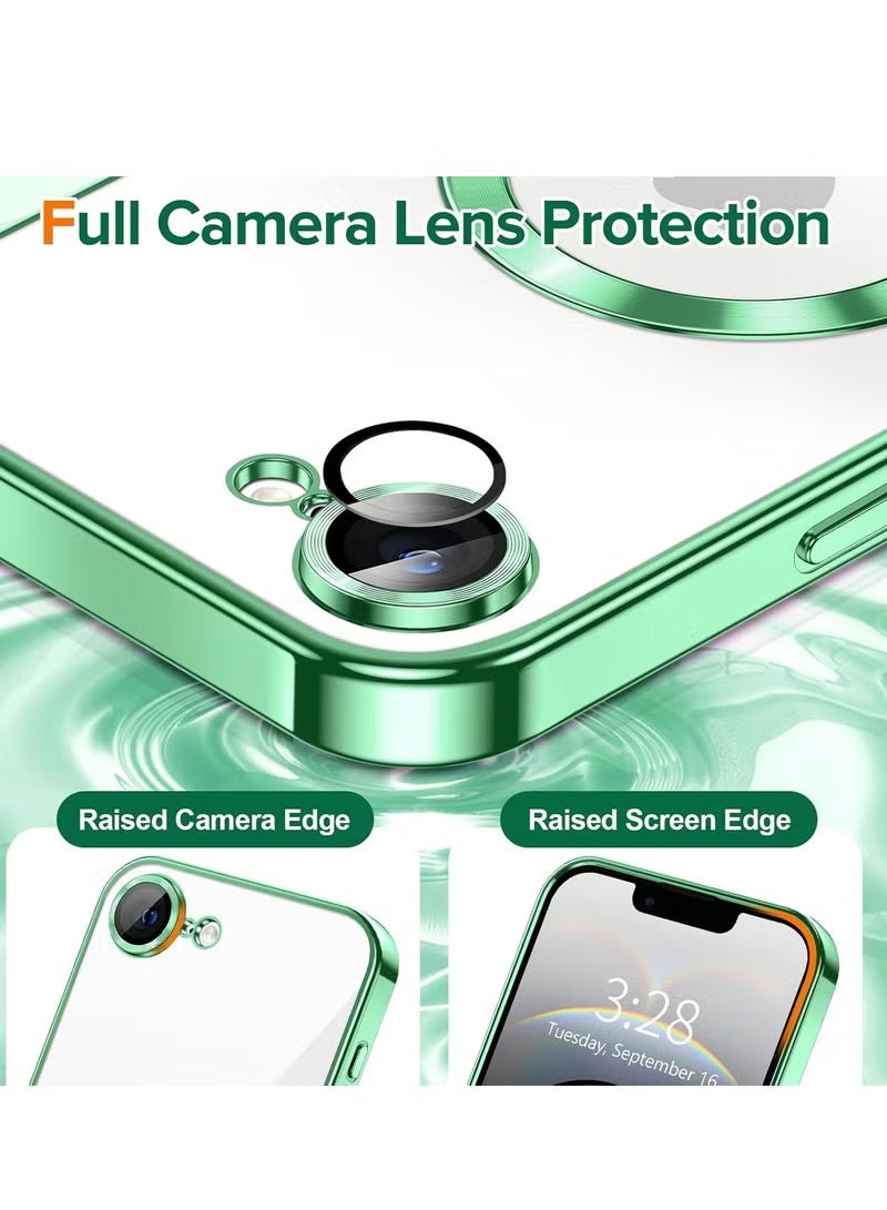 تايجر iPhone 17 Air Clear Case Compatible with MagSafe | Transparent Shockproof Cover for iPhone 17 Air 6.5-Inch | Anti-Yellowing Slim Fit Protective Case with Tempered Glass Screen Protector | Crystal Clear Anti-Scratch Full HD Glass for iPhone 17 Air - Image 5