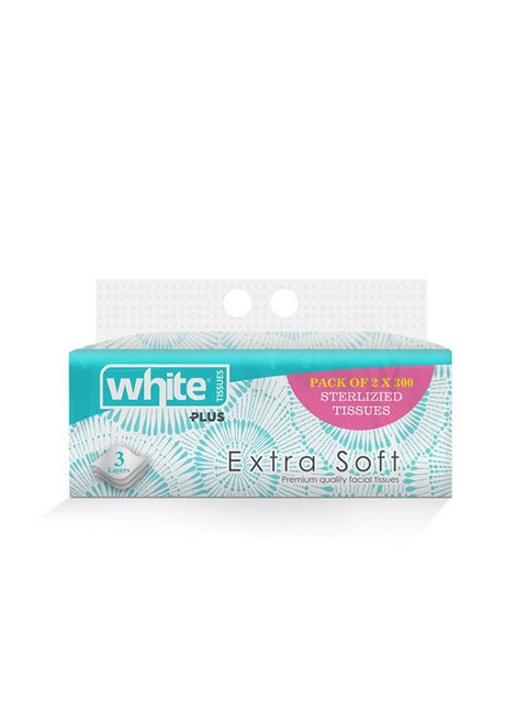 Extra Soft Tissues Easy Pack 300 Pcs Pack of 2