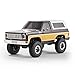 SVERTIBO FMS 124 RC Crawler FCX24 Chevy K5 Blazer Officially Licensed Mini RTR RC Pick Up Truck SUV 2 in 1 4WD 24GHz 3CH OffRoad RC Model Car WLED Lights for Adults Toys Brown - Image 2