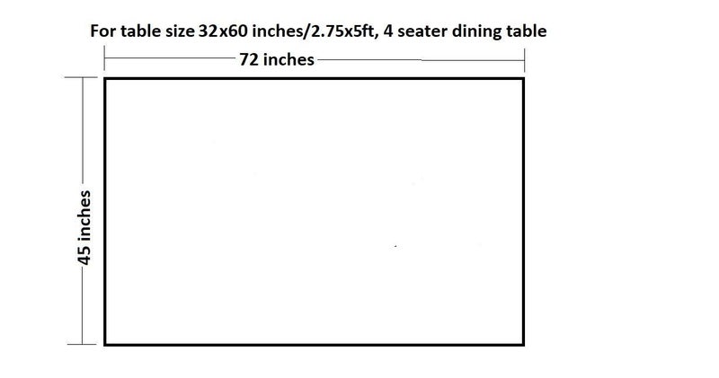 Oriental Weavers OrientalWeavers PVC Dining Table Cover | 45" X 72", 4 Seater Rectangle Shape | High Thickness Transparent Table Cloth with Golden Border Lace - Image 5