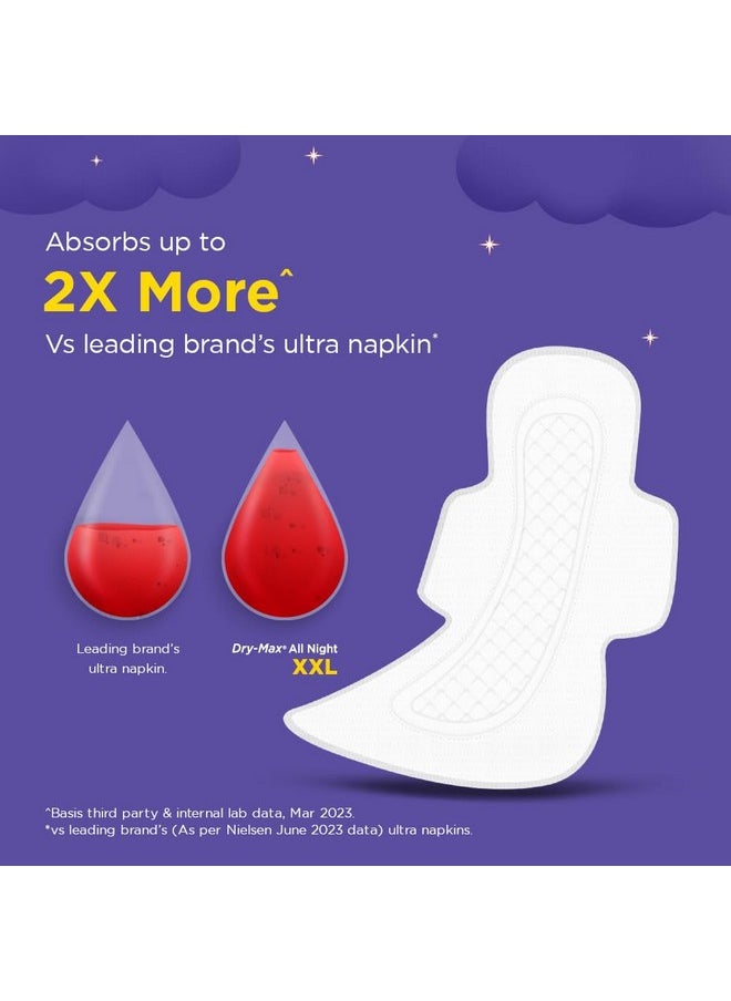 Stayfree - Dry Max All Night Xxl (28 Pads) Dry Cover Sanitary Pads For Women With Wings - Image 1