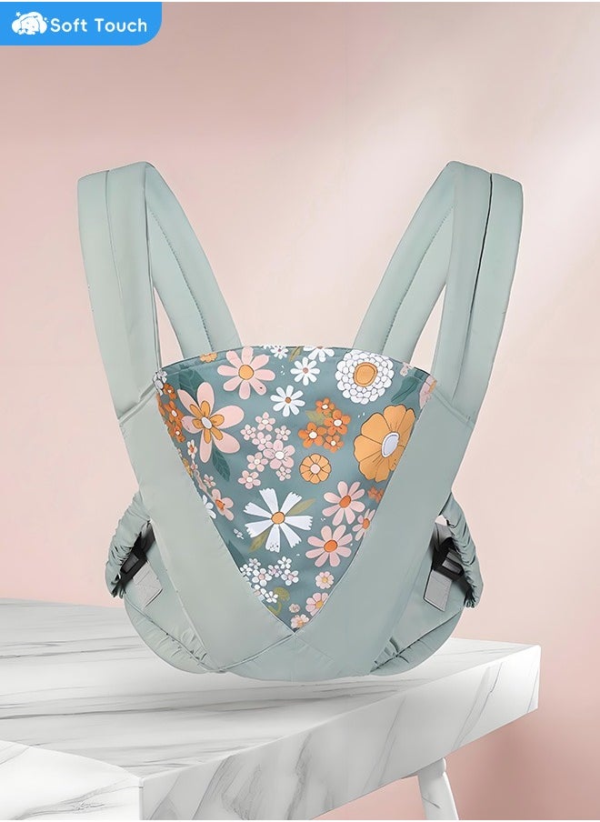 Soft Touch - Baby Carrier Newborn to Toddler Baby Wraps Carrier Infants Wrap Ring Sling and Nursing Cover for Toddler 0-36 Month Up to 15KG - Image 1