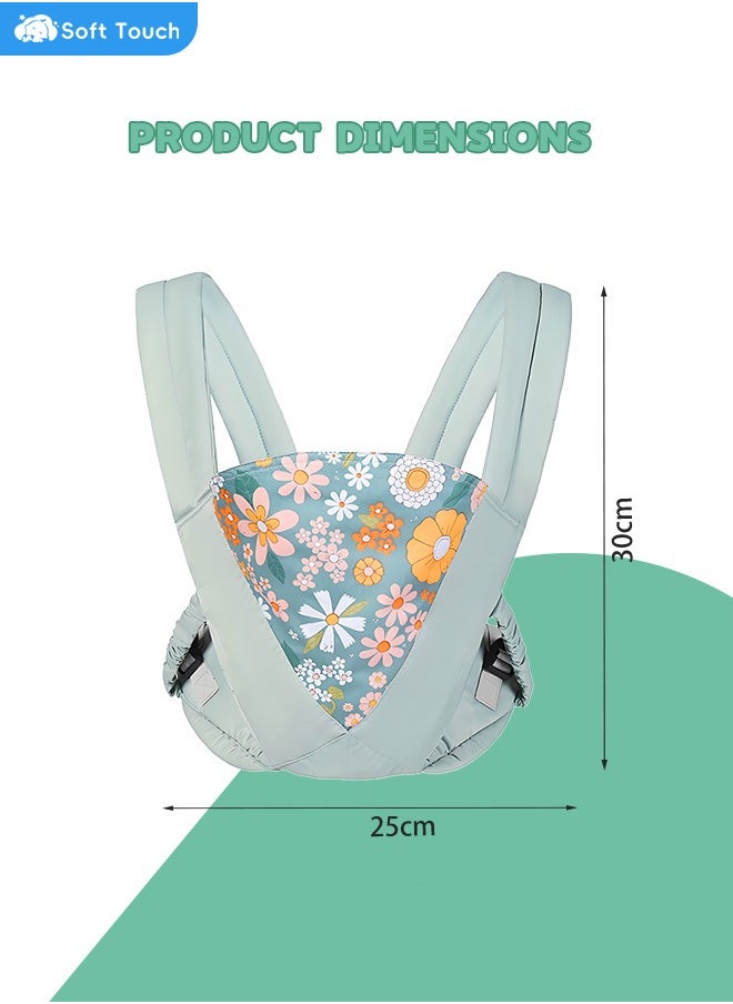 Soft Touch - Baby Carrier Newborn to Toddler Baby Wraps Carrier Infants Wrap Ring Sling and Nursing Cover for Toddler 0-36 Month Up to 15KG - Image 1