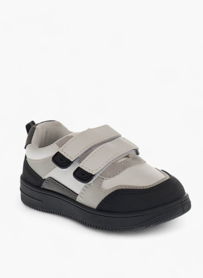 LBL by Shoexpress Girls Panelled Sneakers with Hook and Loop Closure  - Image 1
