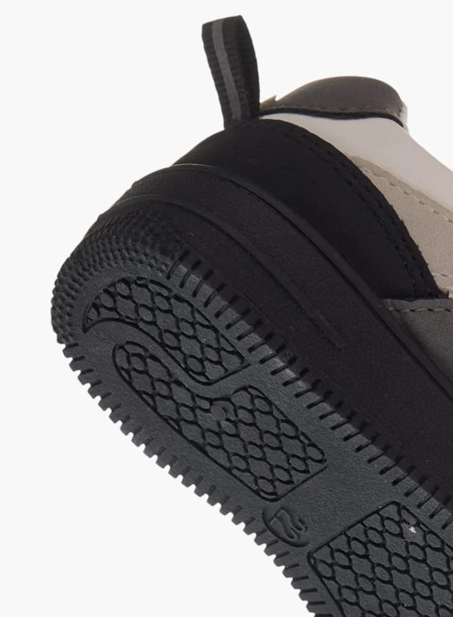 LBL by Shoexpress Girls Panelled Sneakers with Hook and Loop Closure