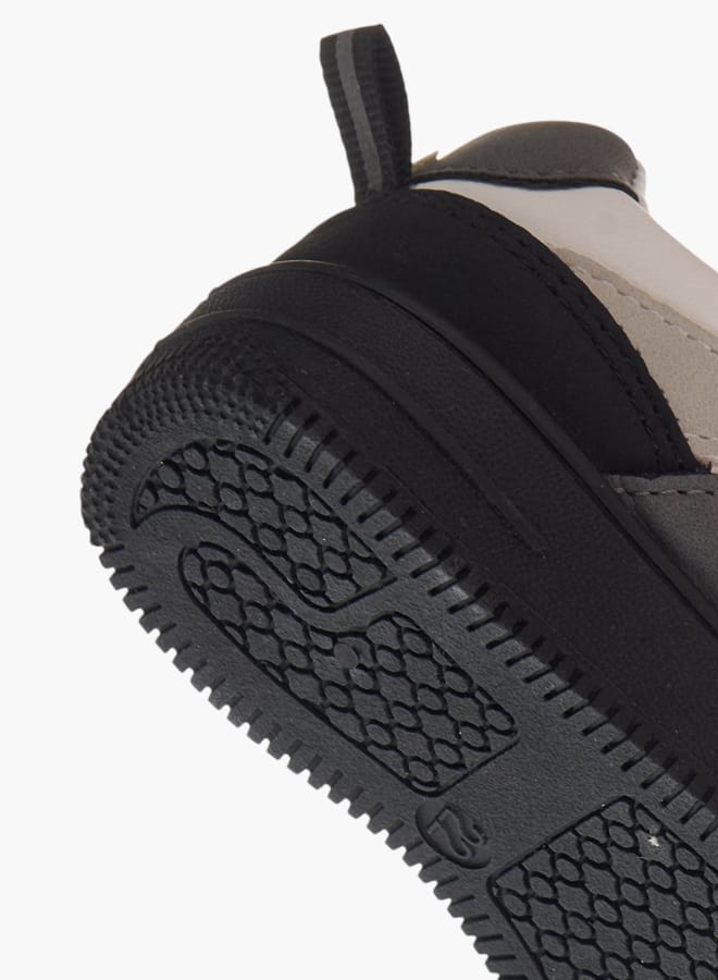 LBL by Shoexpress Girls Panelled Sneakers with Hook and Loop Closure  - Image 5
