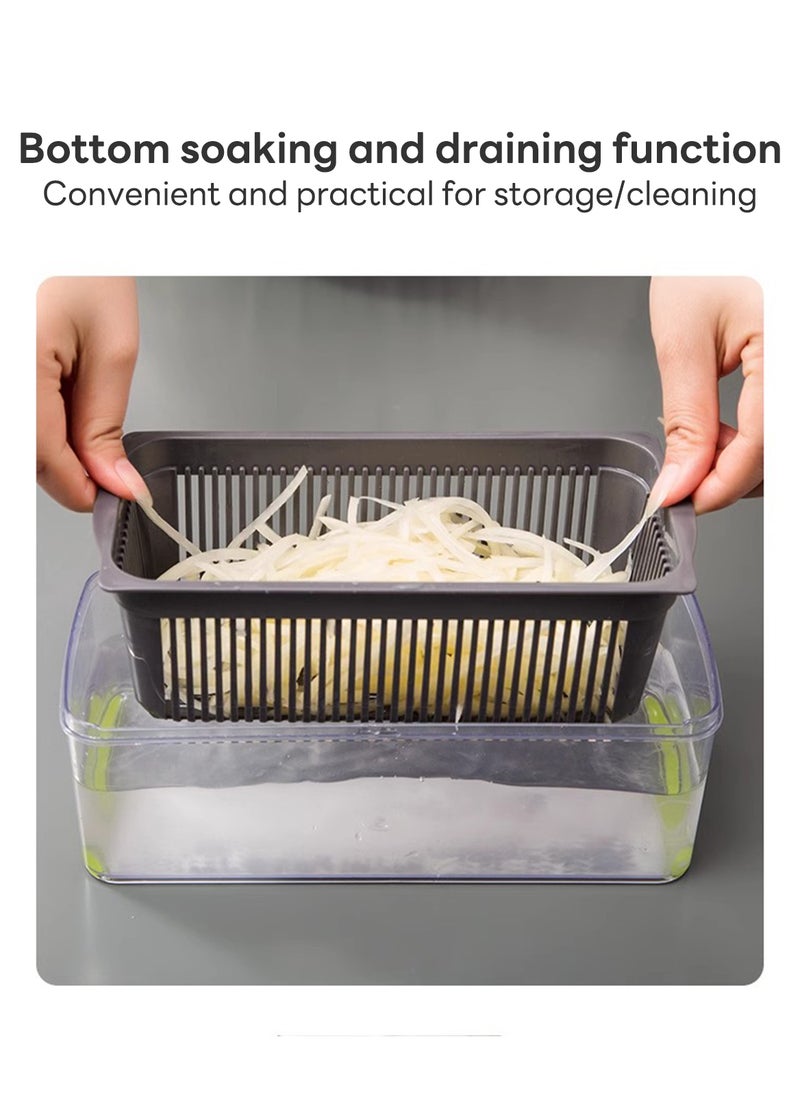 Sharpdo 26-Piece Multifunctional Household Grater Dicer Salad Cutter Vegetable Cutter - Image 3