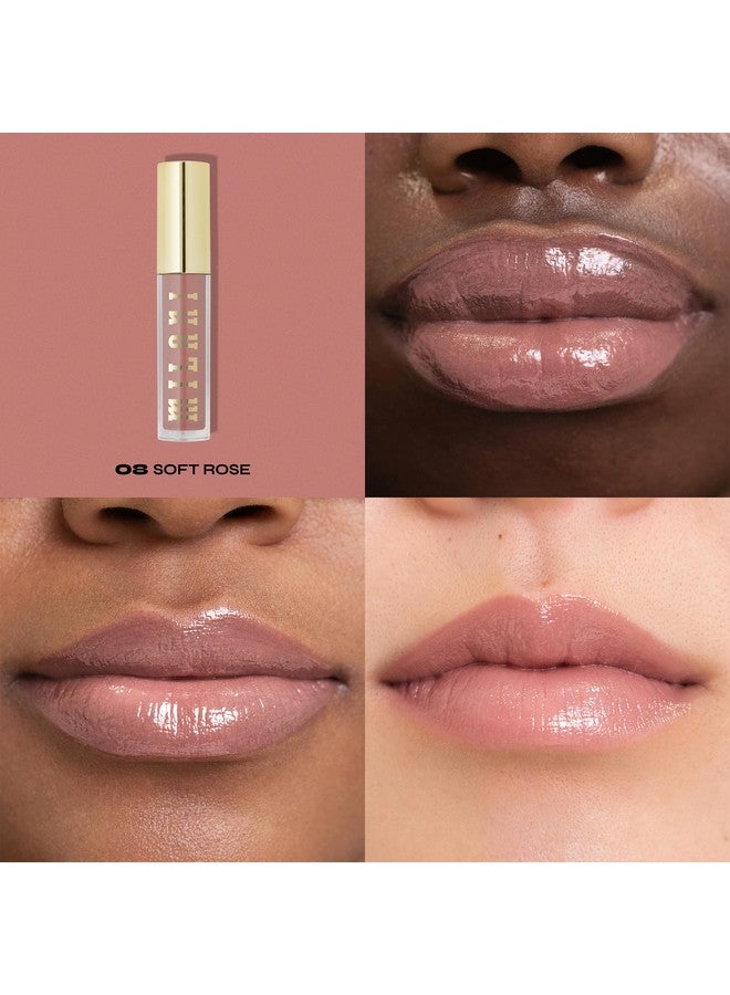 ميلاني كيب إت فول ملمع شفاه مغذي وممتلئ - وردي ناعم (0.13 أونصة سائلة) ملمع شفاه خالٍ من القسوة لشفاه ناعمة وممتلئة - Image 2