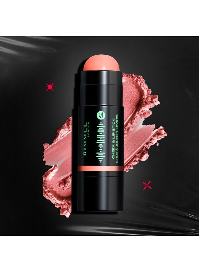 RIMMEL LONDON Full Volume Collection Cheek and Lip Stick 210 Peachy Rhythm 6g - Image 3