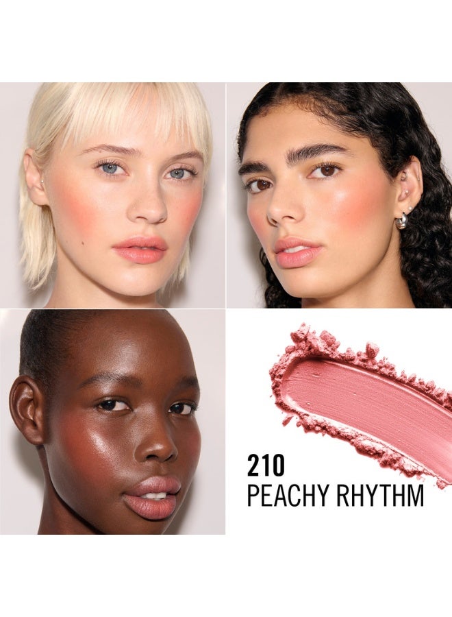 RIMMEL LONDON Full Volume Collection Cheek and Lip Stick 210 Peachy Rhythm 6g - Image 5