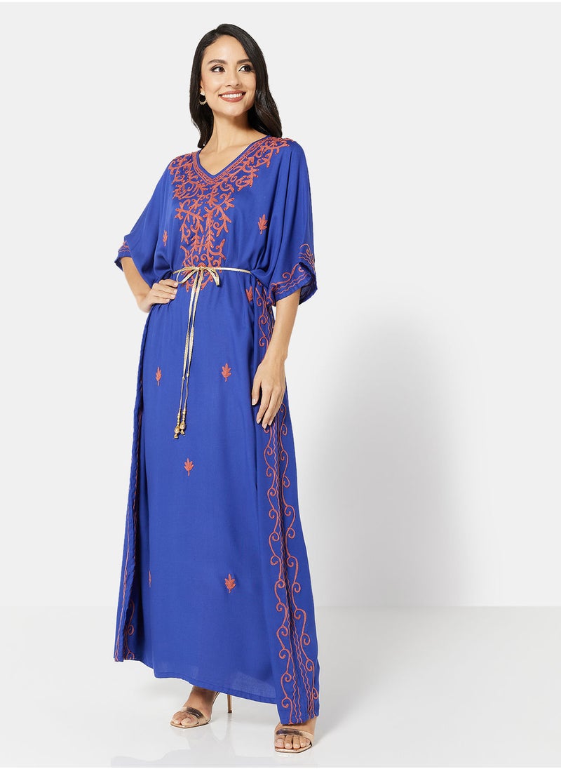 ARABIAN CLOSET EMBROIDERED KAFTAN  - Image 1