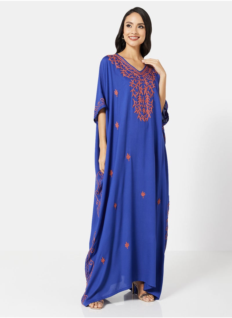 ARABIAN CLOSET EMBROIDERED KAFTAN  - Image 5